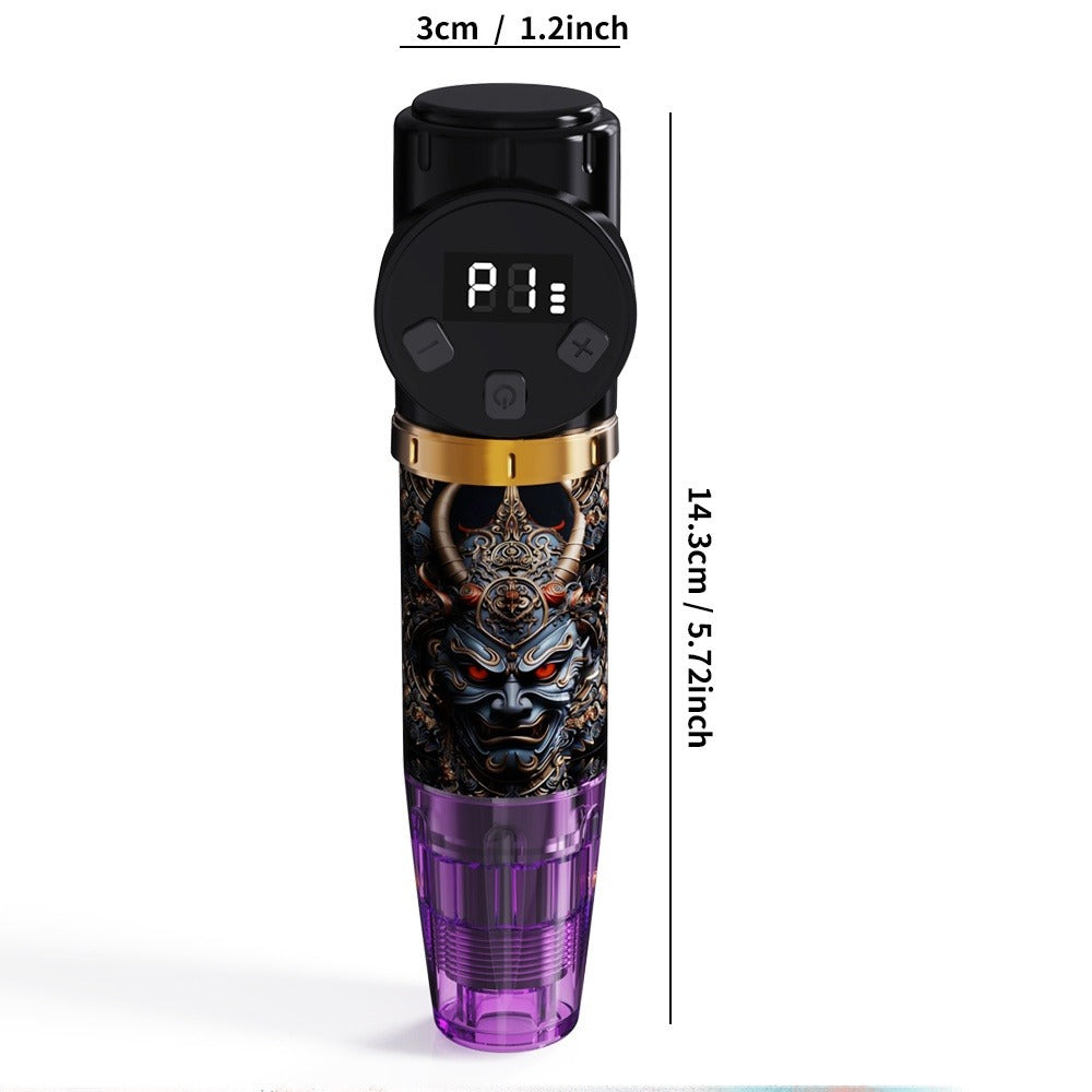 Tattoo Machine Kit INKSOUL TM-78 Wireless Rotary Pen with Carry Case, 10 Cartridges, Ink Cups and Transfer Paper — image 4