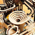 Marble Run Kit Electric 3D Wooden DIY Model Building Set, Brain Teaser STEM Puzzle Toy for Teens & Adults — image 9