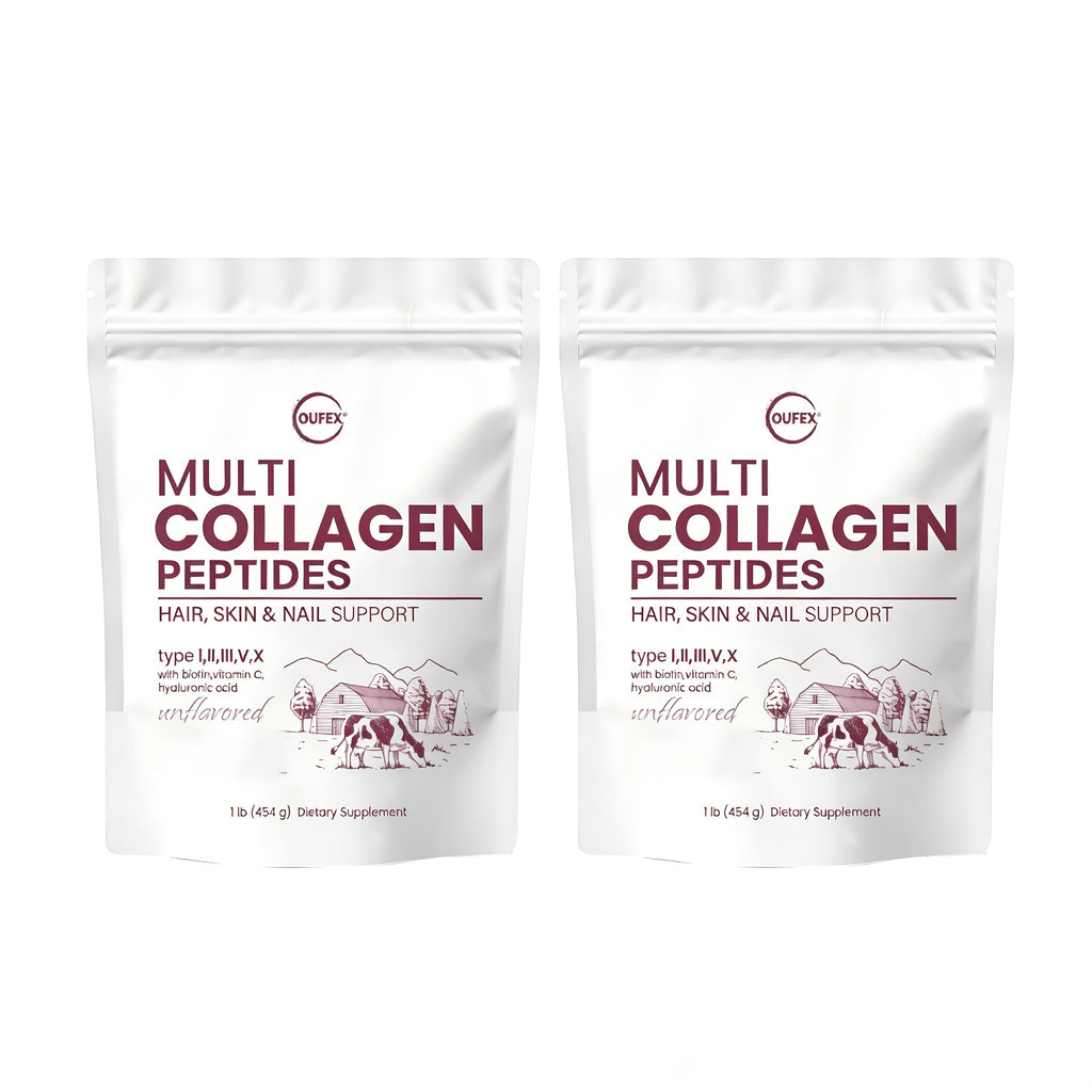 Dietary Supplement Multi-Collagen Powder with Types I, II, III, V and X, Biotin and Vitamin C, 2-Pack — image 10