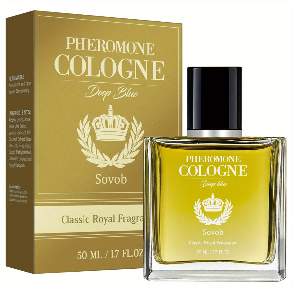 Men's Pheromone Cologne 50ml, Natural Fresh Aromatic Scent, Confidence Boosting Fragrance Spray for Men — image 6