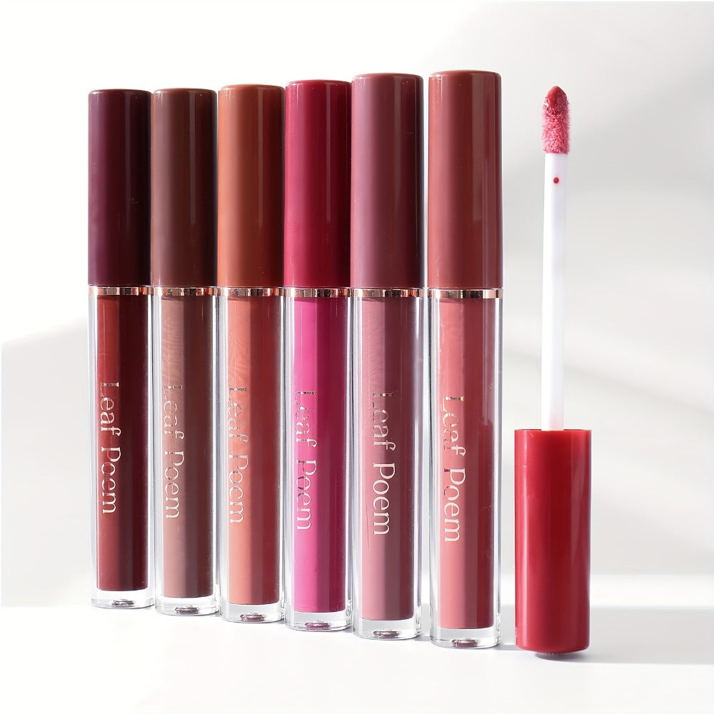 Lip Gloss Set by Leaf Poem with 12 Mixed Lip Colors, Slim Tube Applicators and Presentation Box — image 21