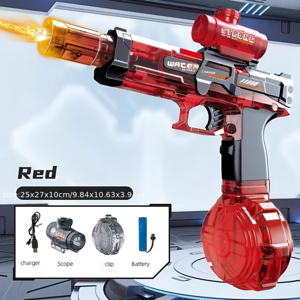 Electric Water Gun Large for Kids & Adults, High-Power Squirt Blaster for Pool Beach Lawn Backyard Summer Water Battle — imag