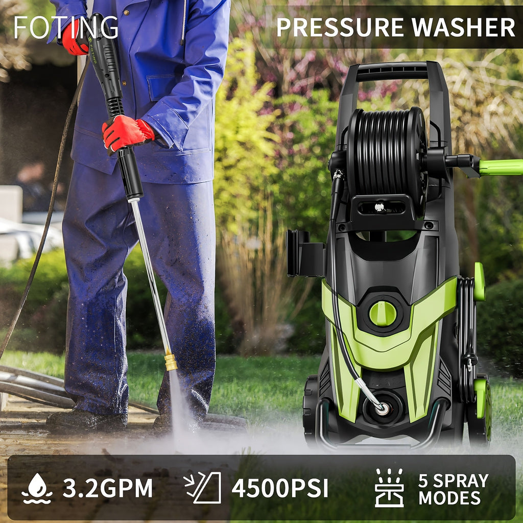 Electric Pressure Washer High PSI for Garden, Patio and Yard Use, with the Listed Configuration — image 3