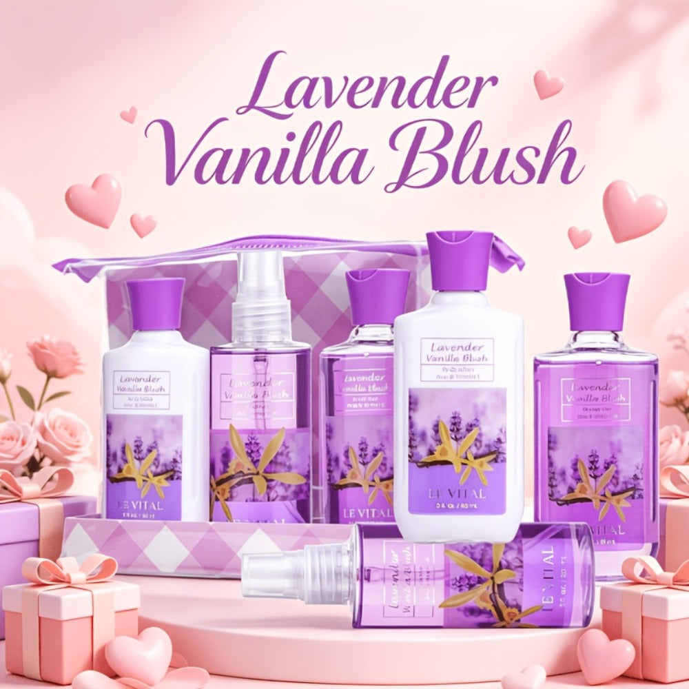Bath Body Care Gift Set Shower Gel Body Lotion Body Mist Aloe Vera Vitamin E Glycerin Deep Moisturizing Fragrance Set for Wom