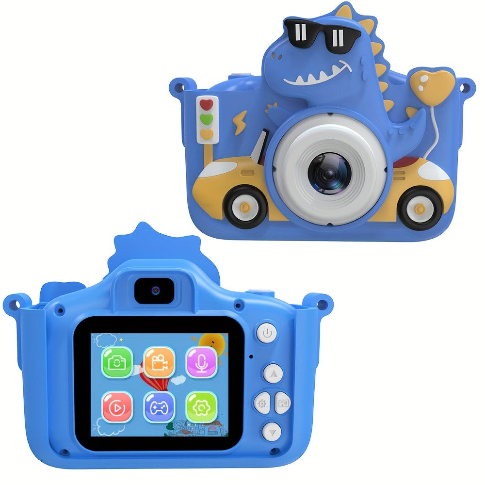 Kids Digital Camera with Rear Screen, Cartoon Unicorn or Dinosaur Shell and Pink, Purple, Blue or Green Options — image 8