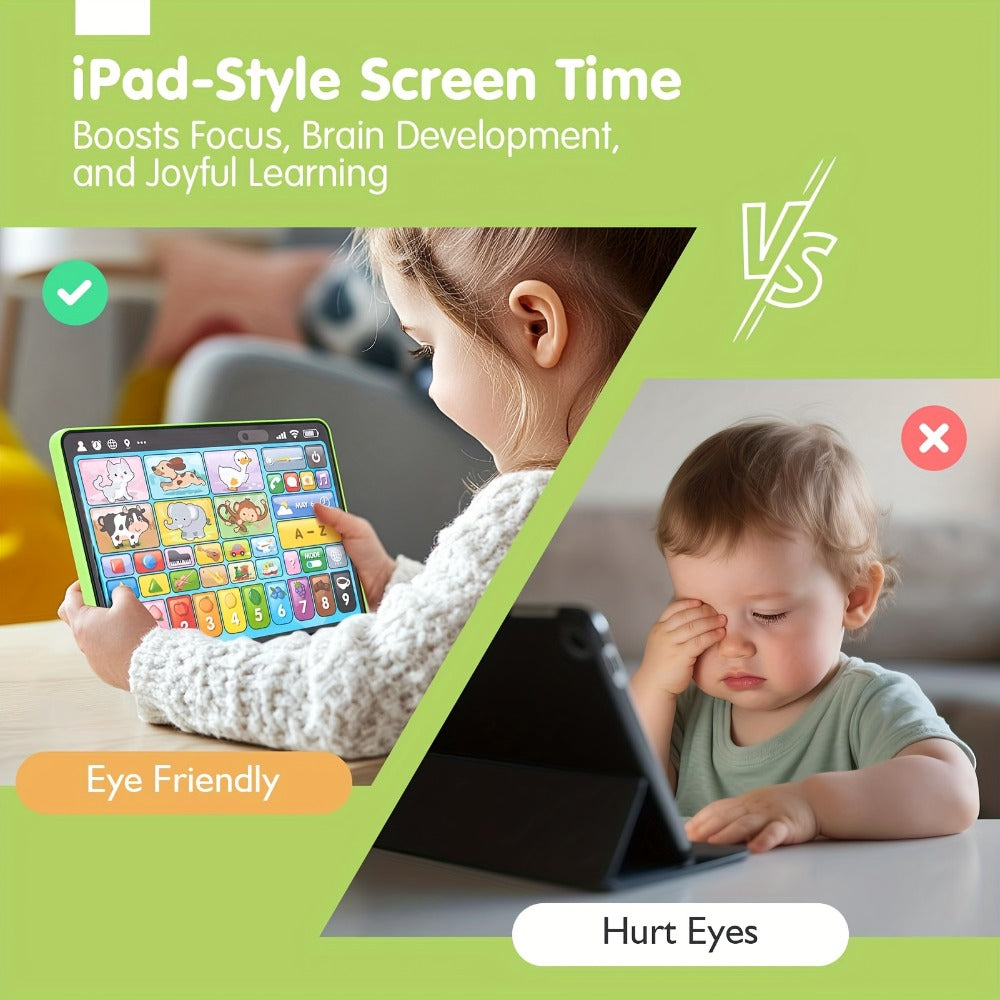 Trilingual Toddler Learning Tablet Toy, 39 Buttons 4 Play Modes Alphabet Numbers Colors Animals Music — image 21