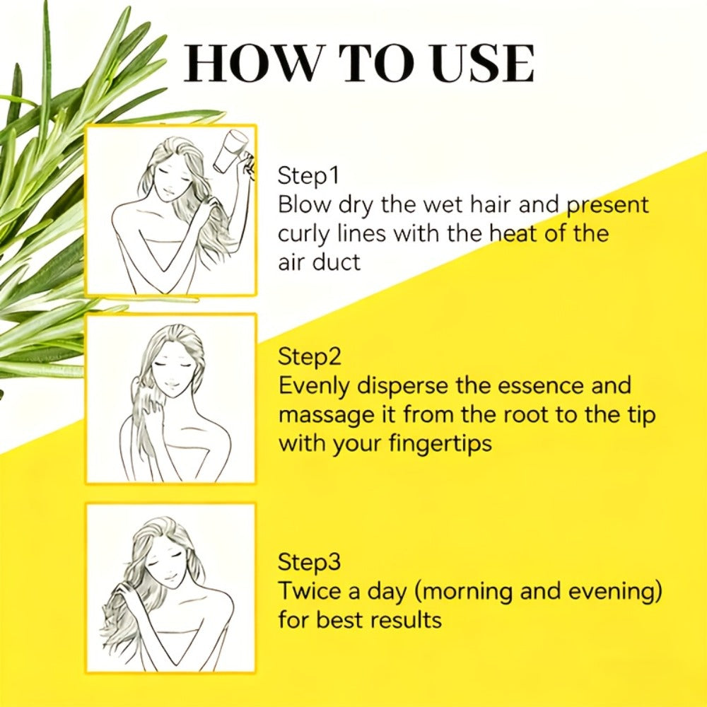 Hair Oil 10-in-1 100ml Pointed-Applicator Bottle with Ginger, Rosemary, Castor, Batana, Rice Water and Biotin — image 8