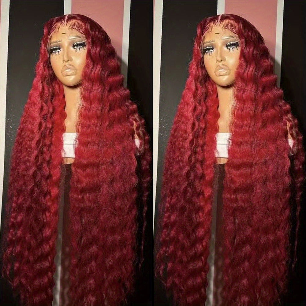 Synthetic Wig 13x4 Lace Front Loose Curly Wave, Glueless in 24- or 32-Inch Lengths for Parties — image 8