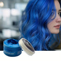 Temporary Hair Color Wax Disposable DIY Styling Cream Y2K Aesthetic for Parties Festivals Halloween Cosplay 9 Colors Blue Pur