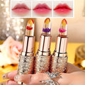 Jelly Flower Lipstick Set 6-Pack Color Changing Lip Balm Temperature Activated Tint Hydrating Squalane Formula Moisturizing T