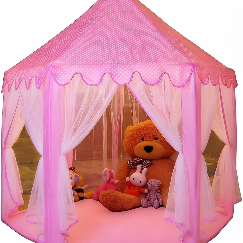 Princess Castle Play Tent for Girls Kids Indoor Outdoor Playhouse Large Toy with the Listed Color, Size or Set Options for Ev