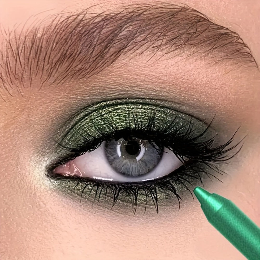 2-in-1 Eyeliner & Eyeshadow Pencil Set 12 Colors Matte Waterproof Smudge-Proof Blendable Eye, for Makeup, Travel and Everyday