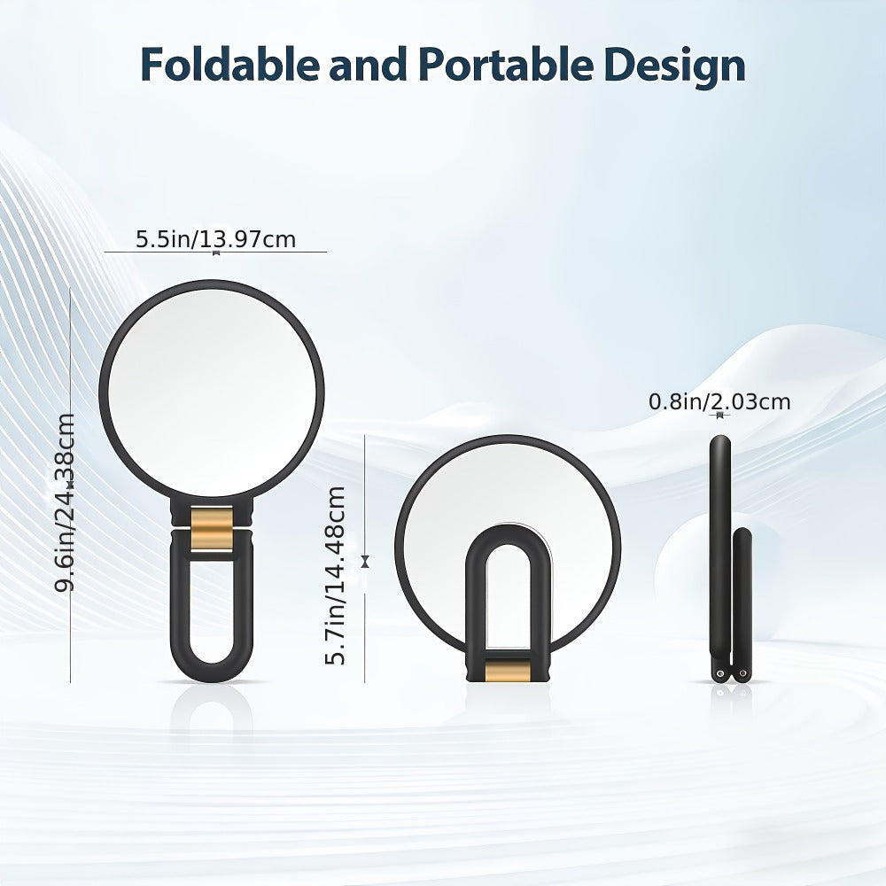 Magnifying Mirror 80X for Makeup & Skincare, Handheld 1X-80X Magnification Mirror with 360° Adjustable Handle — image 5