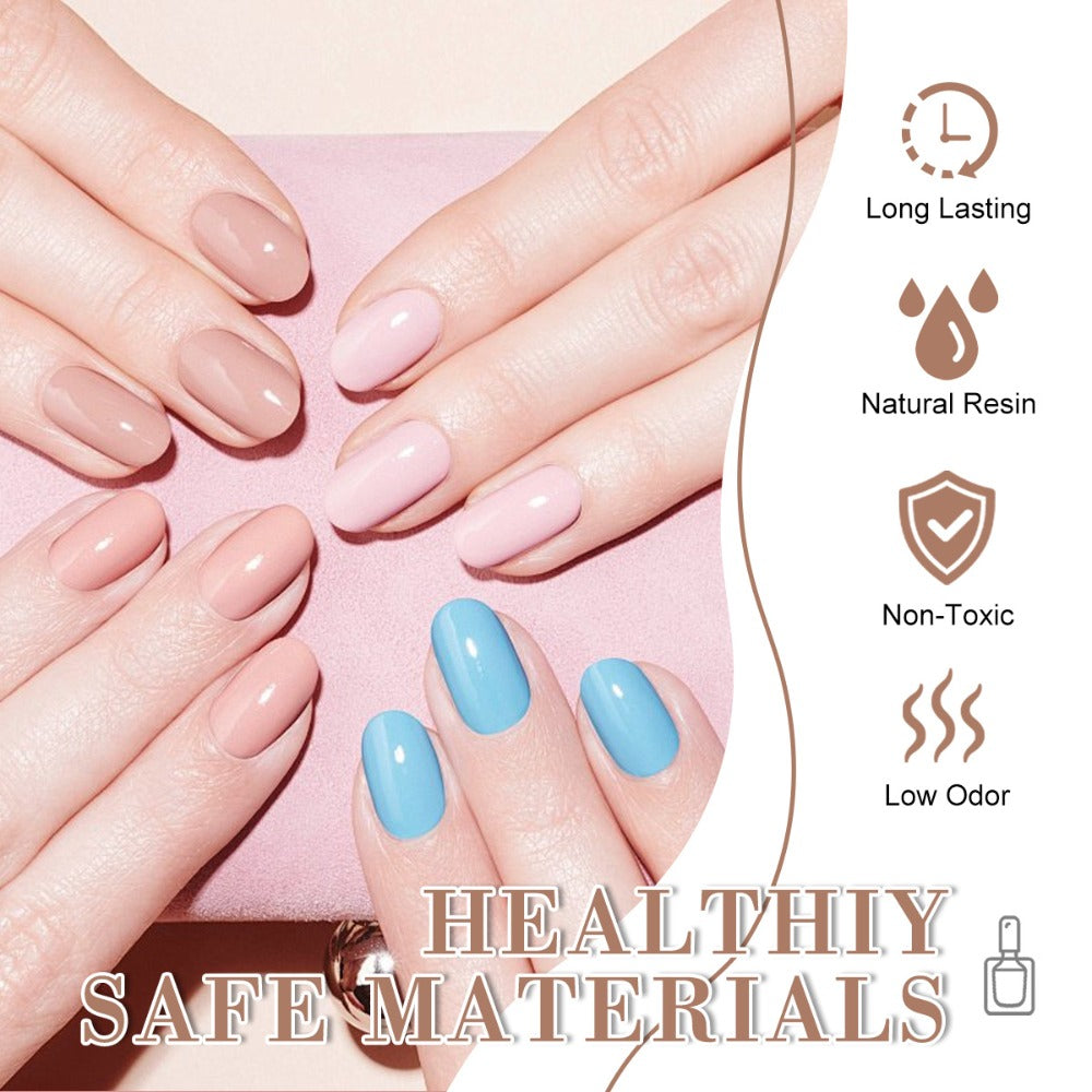 36-Color Polygel Nail Extension Kit with LED UV Lamp, Complete Poly Gel Starter Set with Dual Forms, Slip — image 16