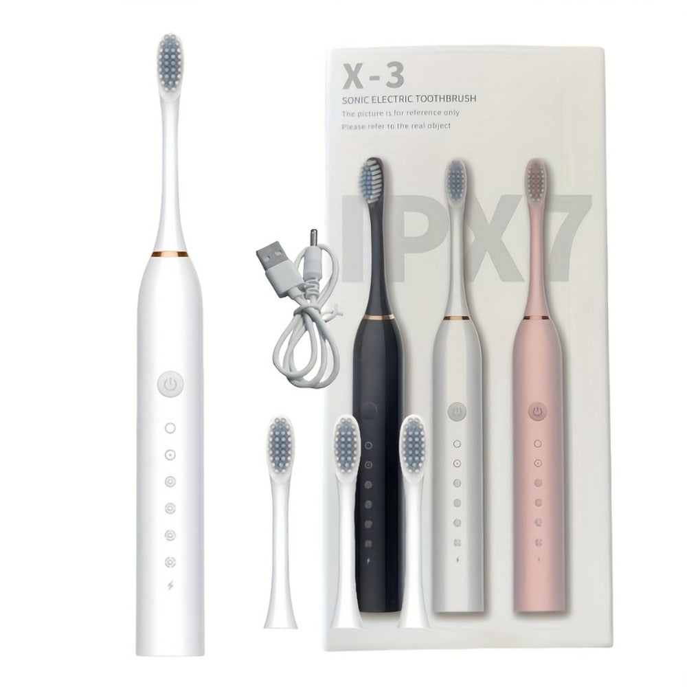 Electric Toothbrush with Six Brushing Modes, Two-Minute Timer, USB Charging and Three Color Options — image 5