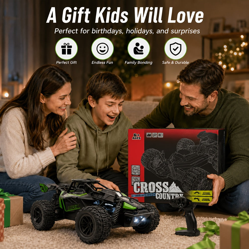 Remote Control Car, 1:20 Scale 4WD Monster Truck with Fast & Furious Green, Speed Yellow or Raffa Red Styles — image 8