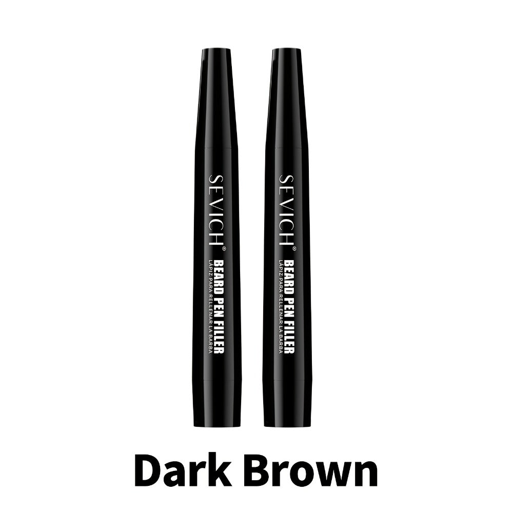 Beard Filler Pencil with Brush, Waterproof Beard Pencil for Fuller Thicker Beard, Fills Sparse Patchy Beard & Mustache — imag