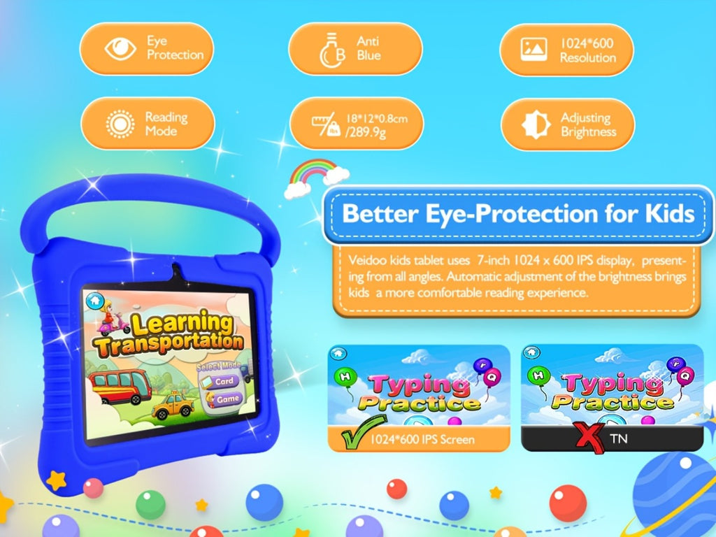 Kids Tablet 7 Inch with Android, 2GB RAM, 16GB or 32GB Built-In Storage, Parental Controls and Silicone Case — image 15
