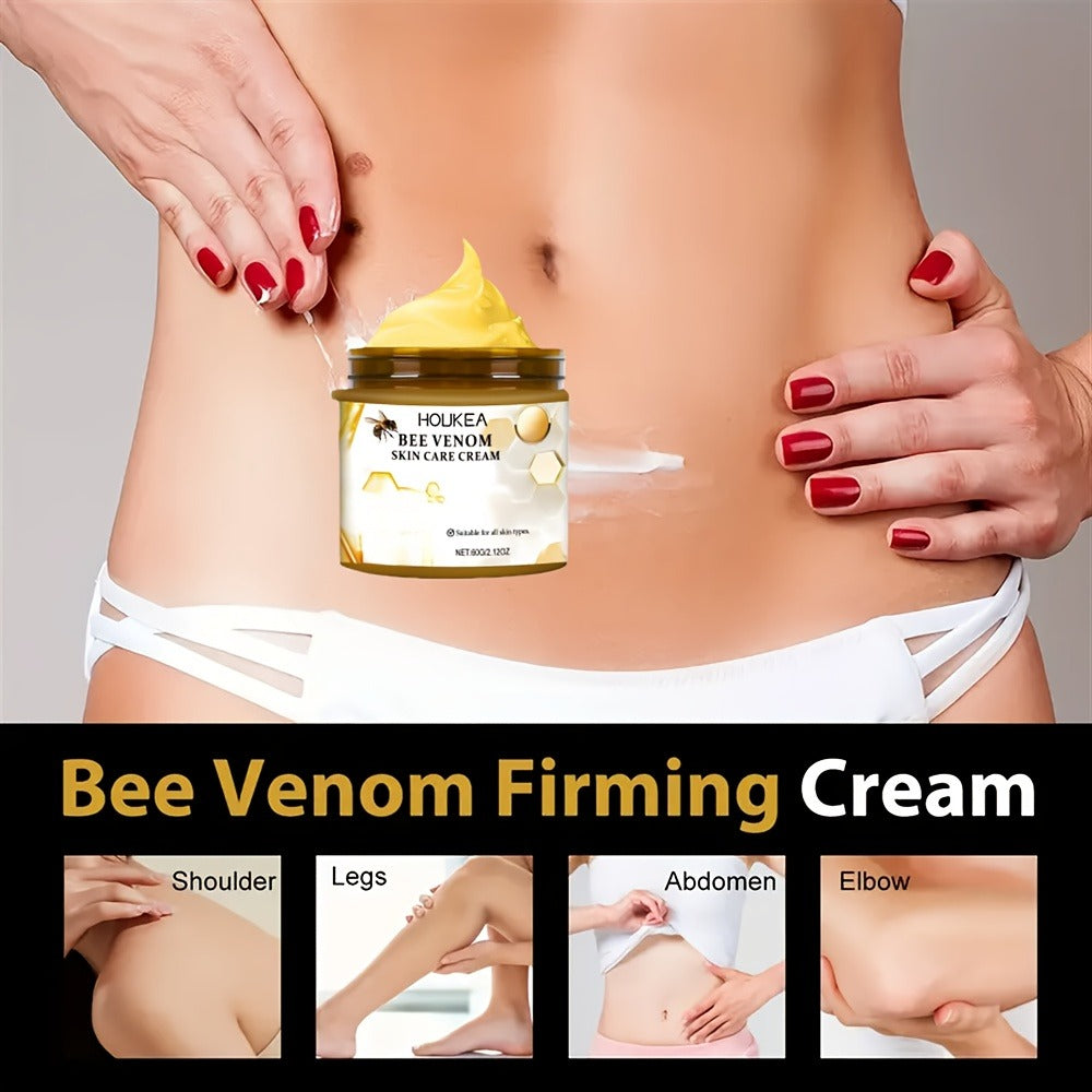Body Cream HOUKEA Three 60g Jars with Bee Venom, Retinol, Allantoin and Salicylic Acid for External Use — image 7