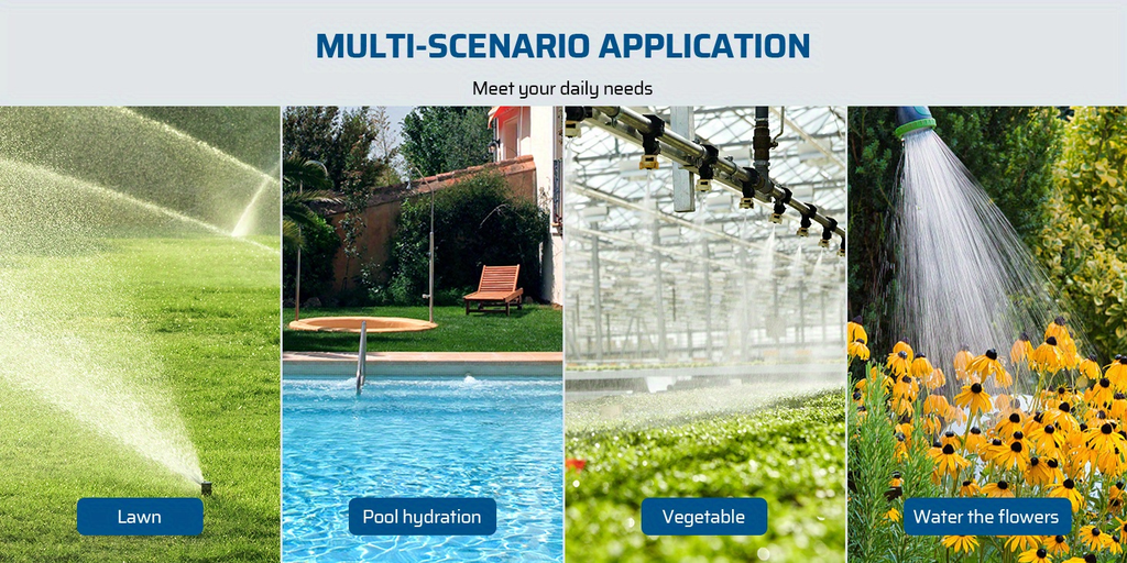 Four-Zone Digital Sprinkler Timer with Independent Water Outlets, LCD Screen, Manual Control and Rain-Delay Mode — image 4