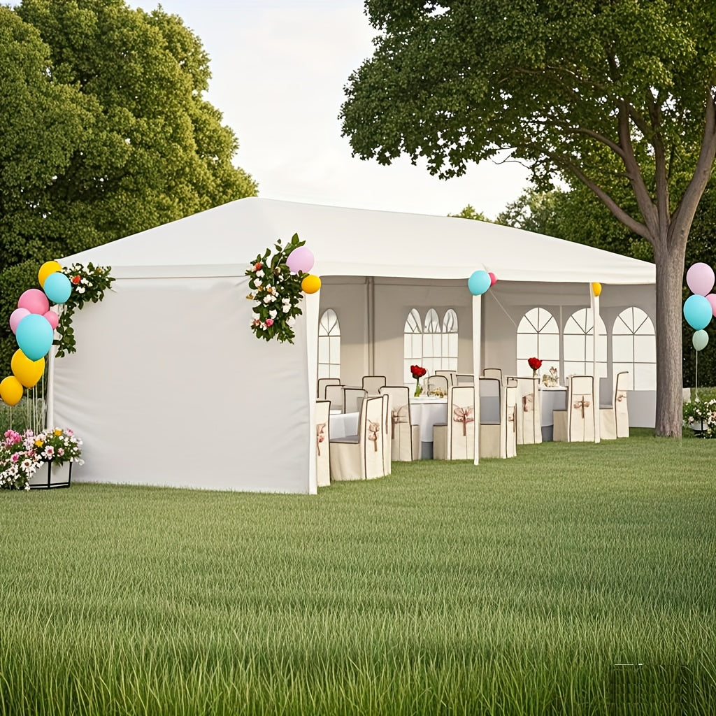 10x30ft Outdoor Party Tent Canopy with 5 Removable Sidewalls for Garden, Patio and Yard Use — image 2