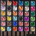 Chrome Holographic Nail Powder Set 36 Colors, Mirror Chrome Glitter Pigment Dust Kit for Gel Nails Acrylic — image 13