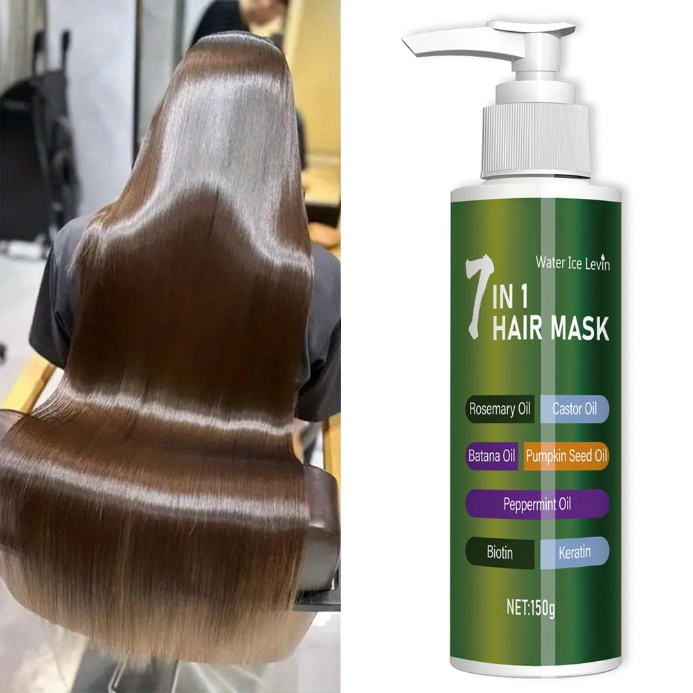 150g 7-in-1 Hair Mask in Green Pump Bottle, Offered in Single-Bottle or Two-Bottle Quantity Options — image 12