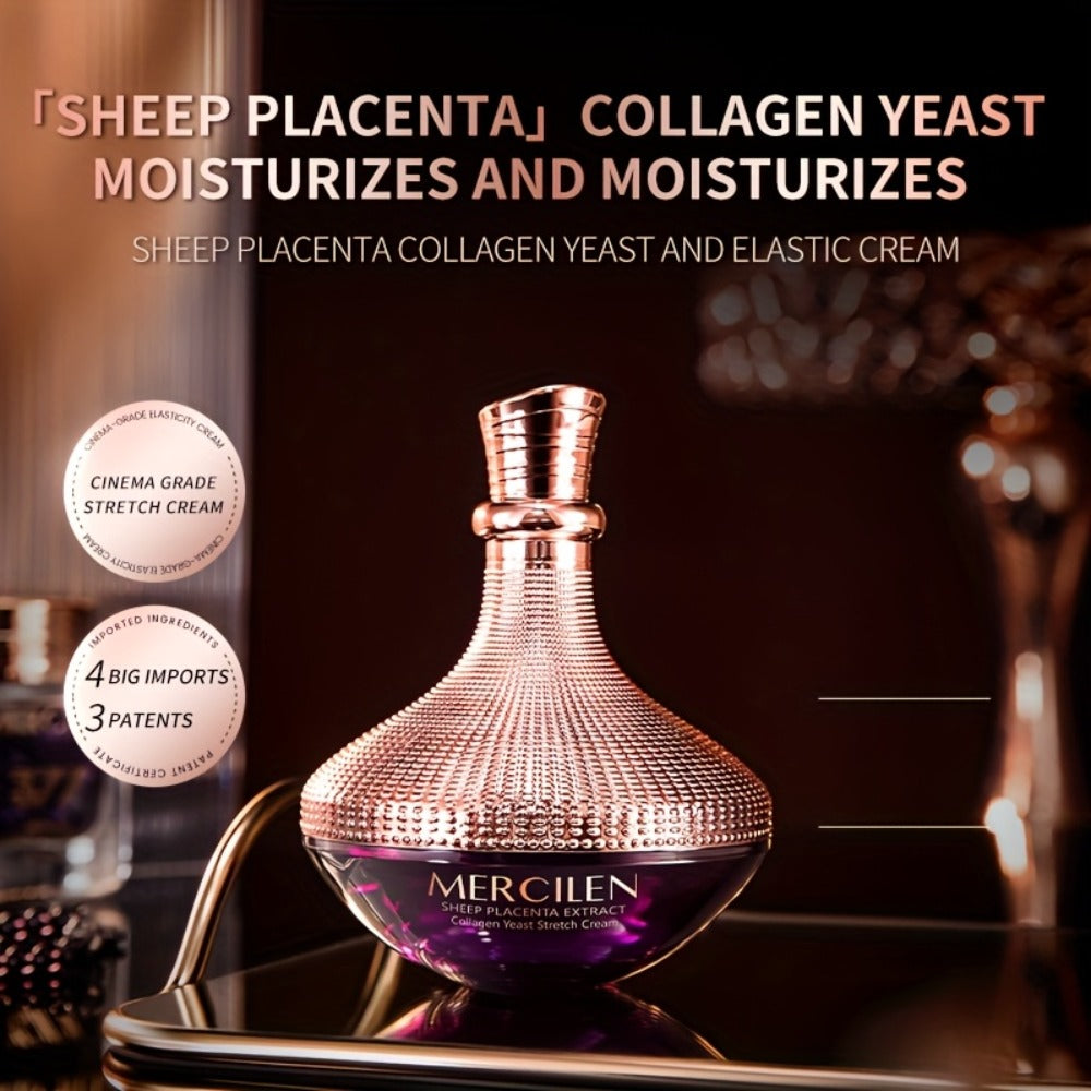 Collagen Face Cream 50g with Sheep Placenta, Hyaluronic Acid & Niacinamide, Deep with Plant Squalane for Firm — image 6