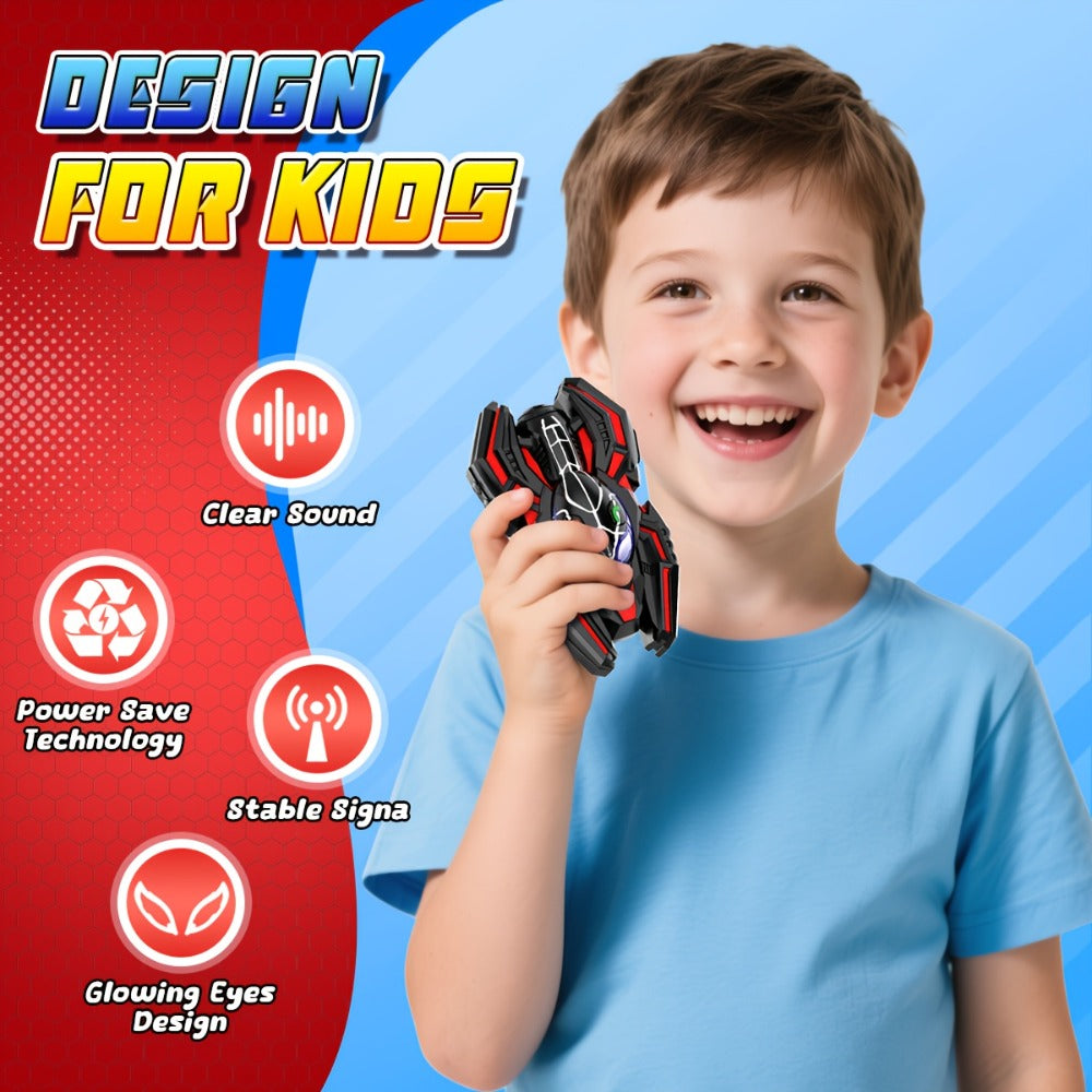 Spider Walkie Talkies for Kids 2-Pack, 2-Way Radio Toy, Grip, Push-to-Talk, Lanyard Hole, Ages 3-12 Boys & Girls — image 7