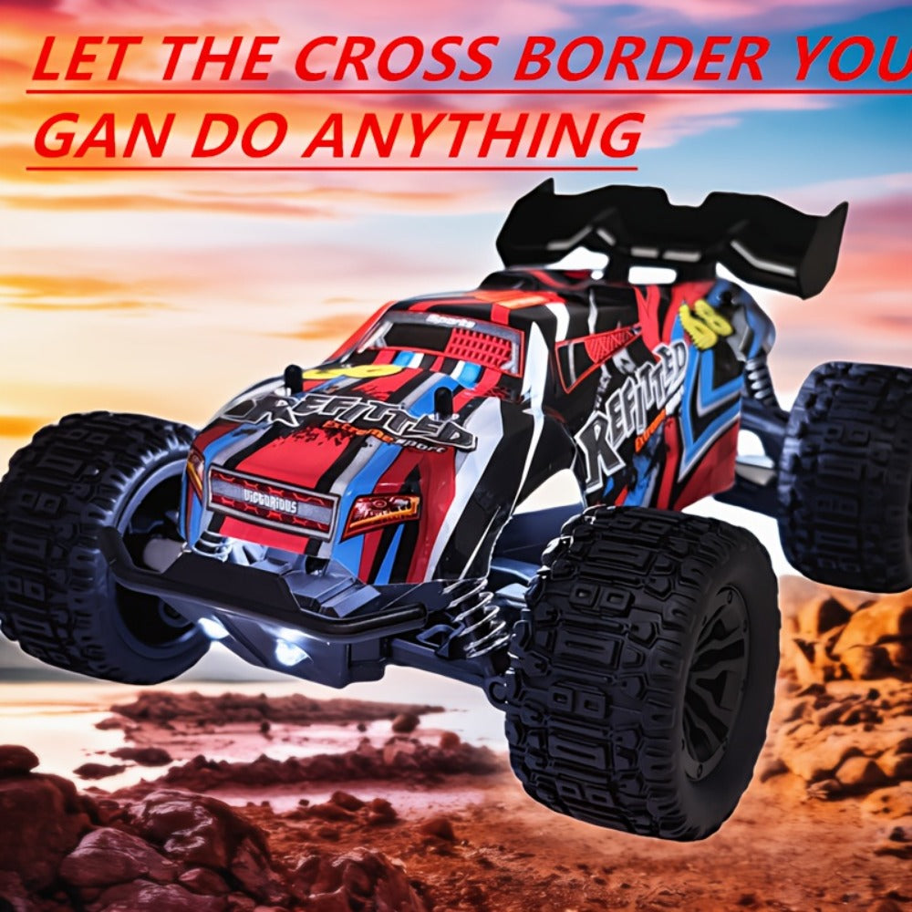 1:18 Scale RC Off-Road Car 35+ KM/H 4WD, 2.4GHz High Speed Remote Control Truck, Hobby Grade RC Racing Crawler for Kids & Adu