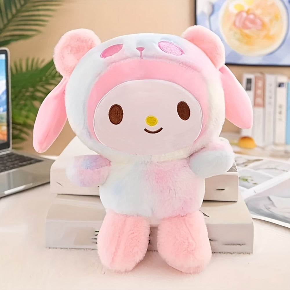 Sanrio Plush Doll, Hello Kitty Kuromi Cinnamoroll My Melody Kawaii Stuffed Animal Character Toy, Cute Gift for Girls & Teens 