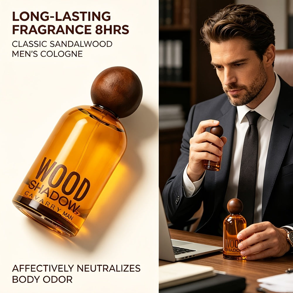 Perfume for Men Wooden-Bottle Spray with a Woody Sandalwood Profile and Two Options in a Distinctive Bottle Presentation — im