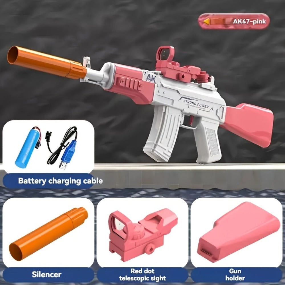 High- Electric Water Gun Ultra Long Range Powerful Motorized Squirt Blaster with the Listed Color, Size or Set Options for Ev