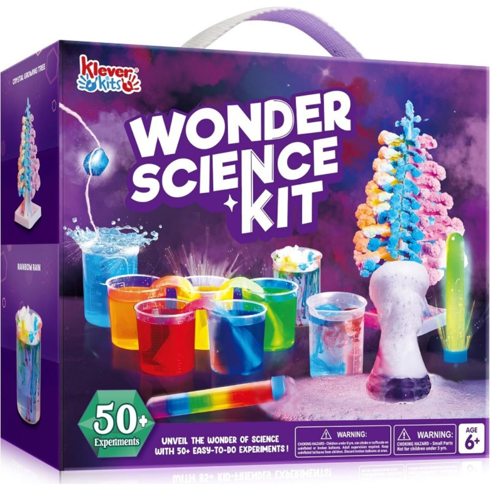 STEM Science Kit for Kids 50+ Experiments, Crystal Tree Growing Kit, Lava Lamp, Volcano Chemistry Set — image 3