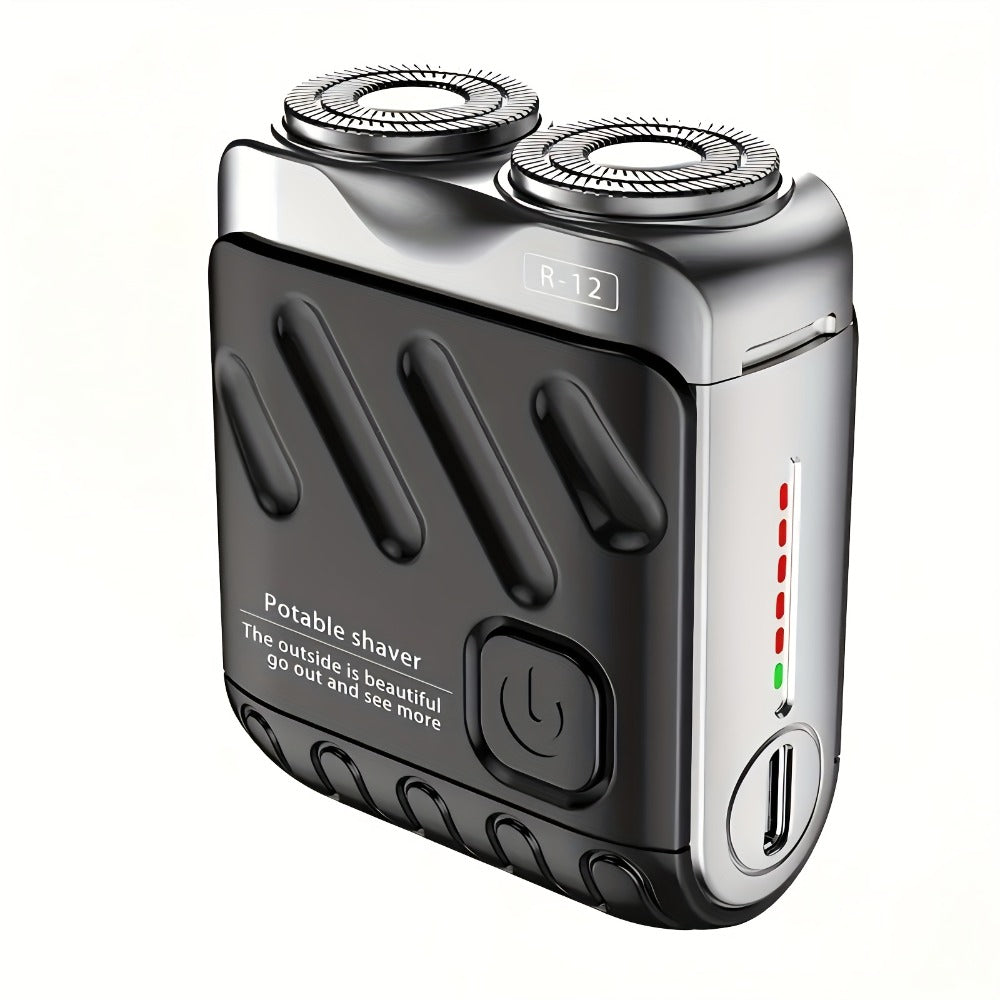 Electric Shaver Magnetic Dual-Blade Mini Razor with Two Speeds, USB Charging and Select Waterproof Options — image 1