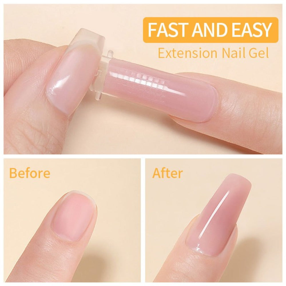 36-Color Polygel Nail Extension Kit with LED UV Lamp, Complete Poly Gel Starter Set with Dual Forms, Slip — image 21