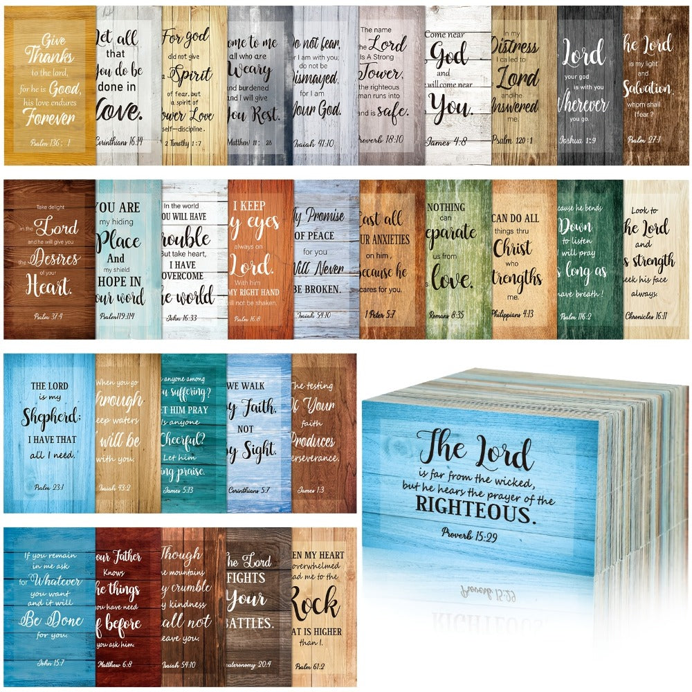 Bible Verse Cards 240 Pcs Bulk, Full Scripture Mini Prayer & Inspirational Quote Cards for Women Men Students — image 1