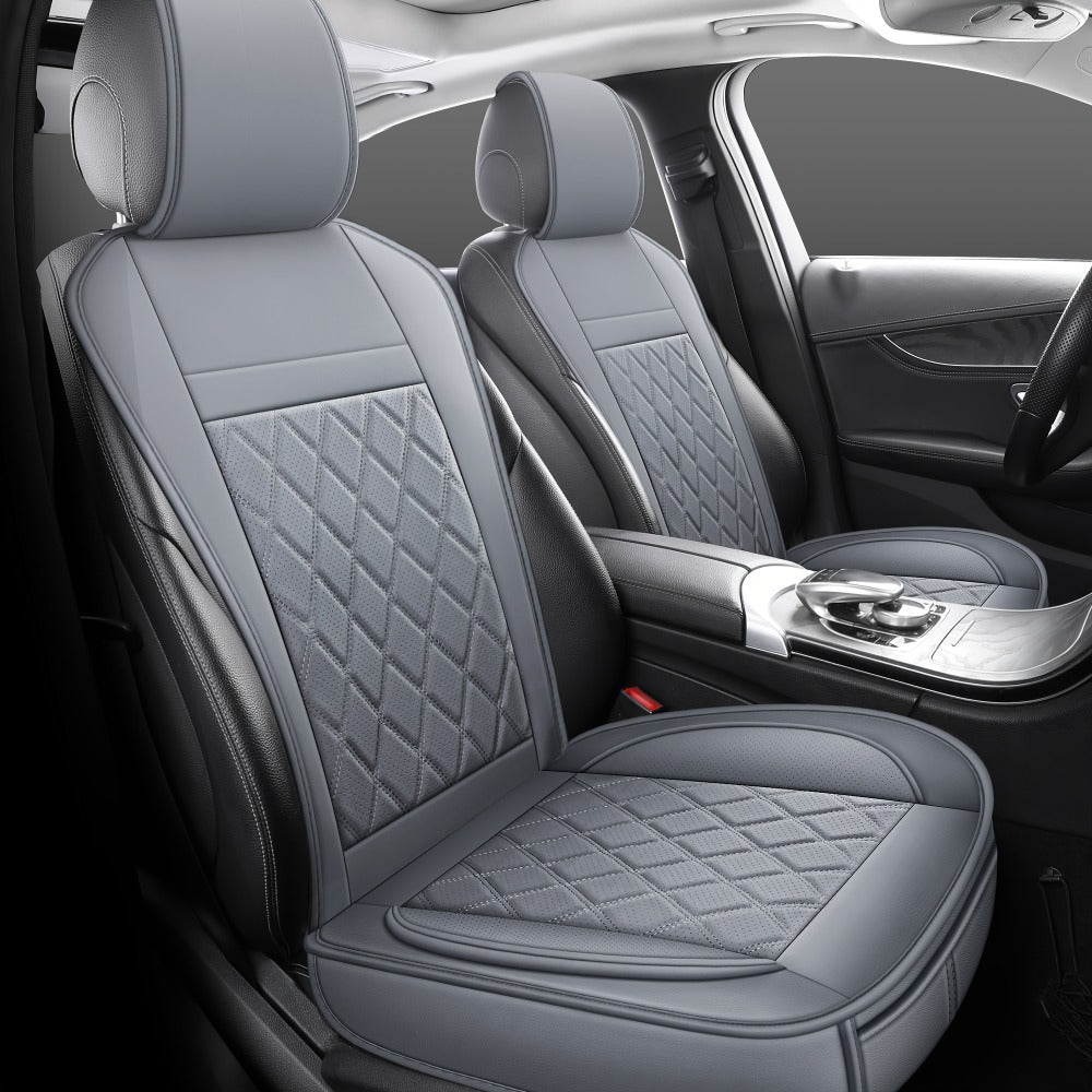 Car Seat Covers Front Pair with Full-Surround High-Back Design and Fifteen Color or Pattern Options — image 2