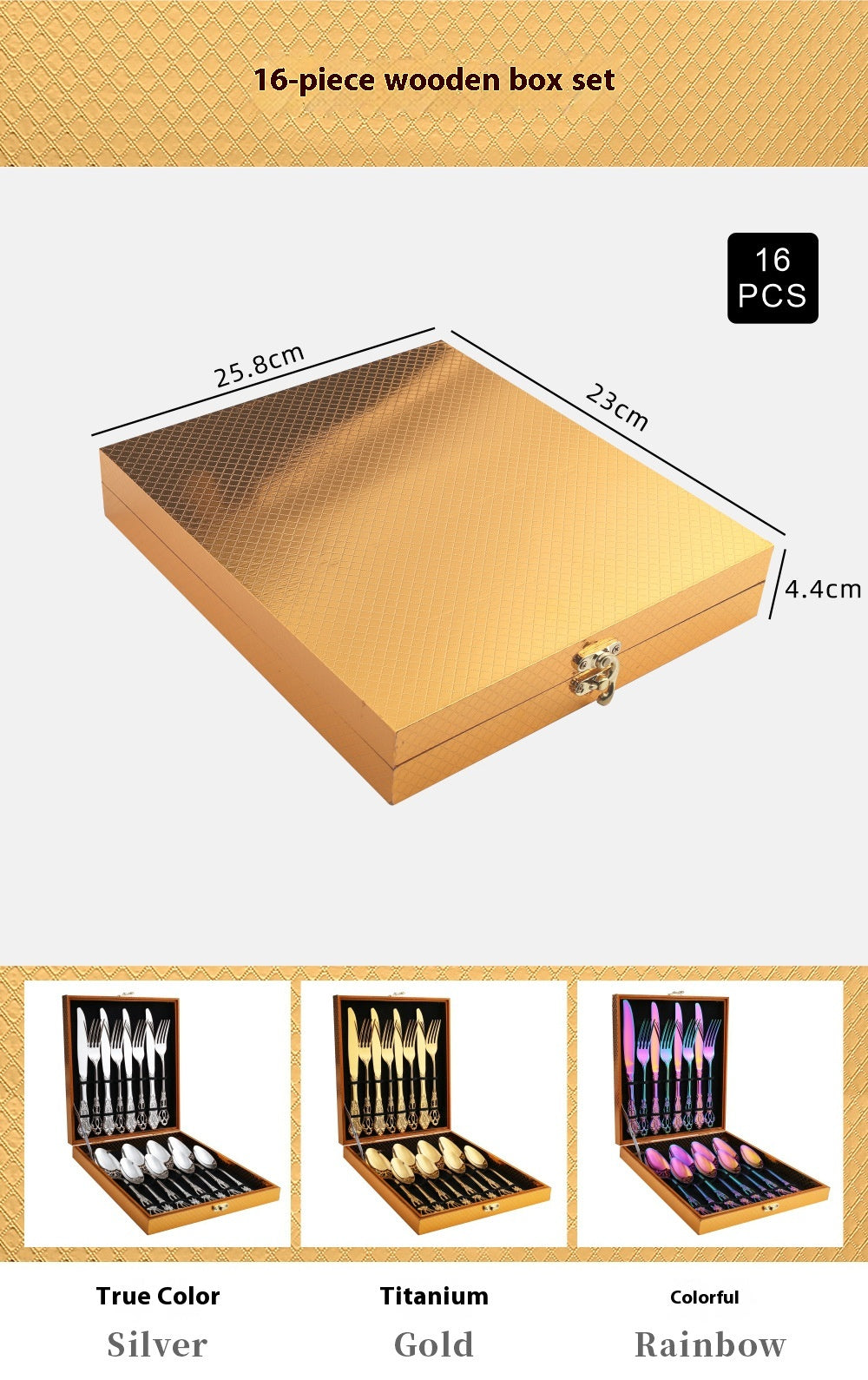 European Pattern Stainless Steel Empaistic Tableware Set