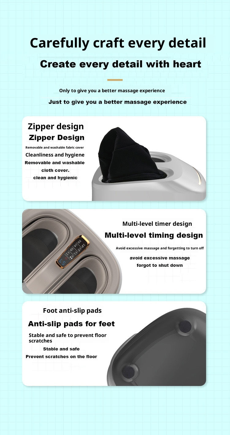 Fully Wrapped Foot Massager Heated Foot Massage Machine