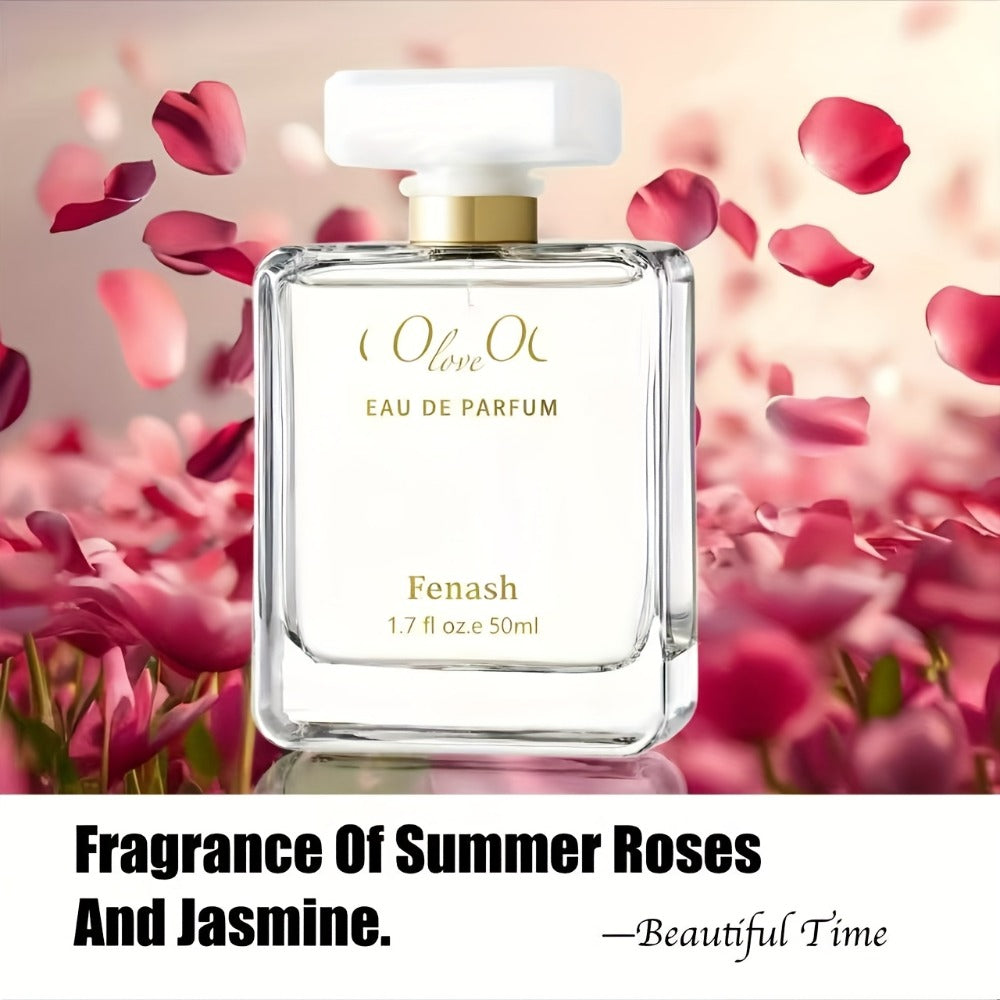 Eau de Parfum Women Floral Scent Bergamot Jasmine Rose Musk Citrus Floral Spray 160g Daily Wear Date Night Gift for Her Miss 