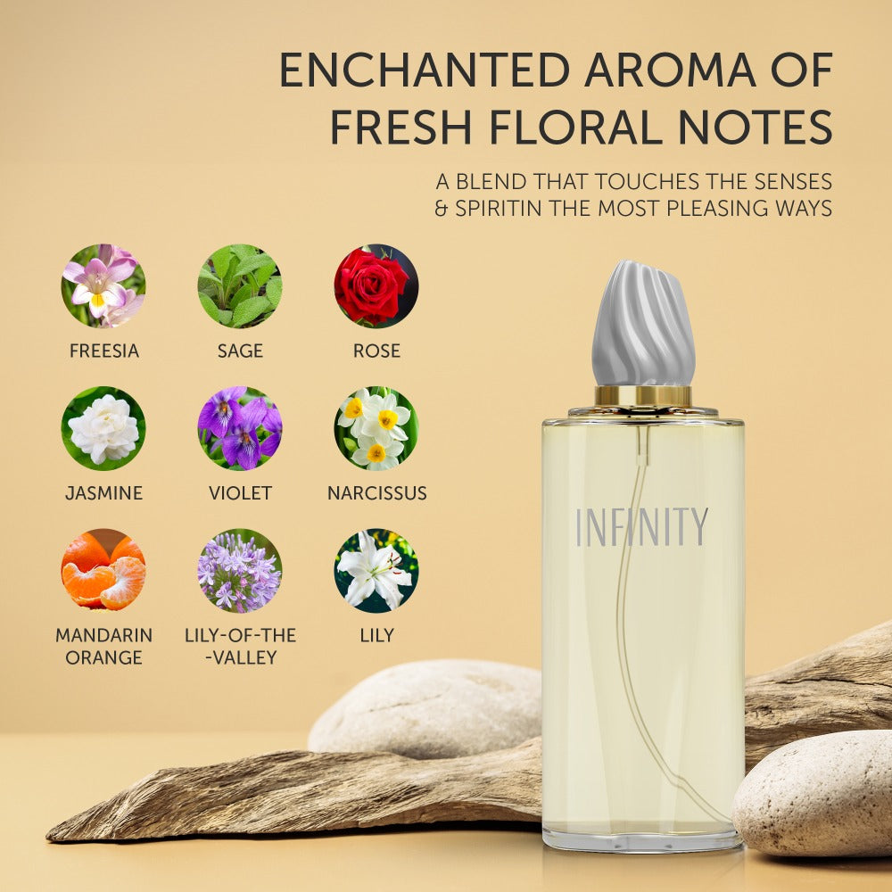 Women's Perfume Infinity Woman Eau de Parfum with Freesia, Violet, Musk and Sandalwood Options — image 7