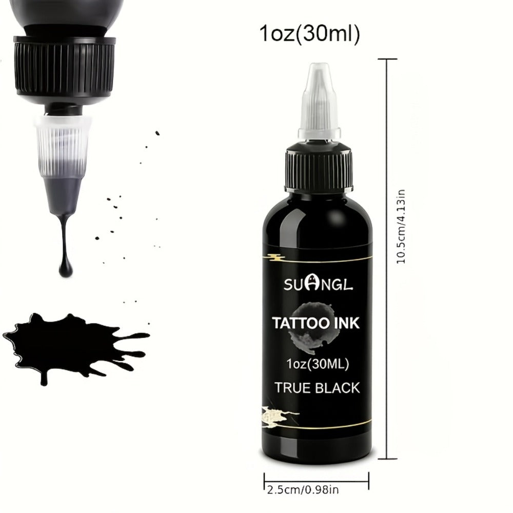 Tattoo Ink Black and White 1.01oz Bottle Options with Single, Two-Bottle and Mixed Color Sets — image 5