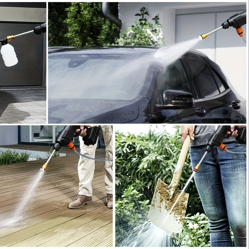 Cordless Pressure Washer Battery Powered, Car Yard Driveway Garden for Garden, Patio and Yard Use — image 6