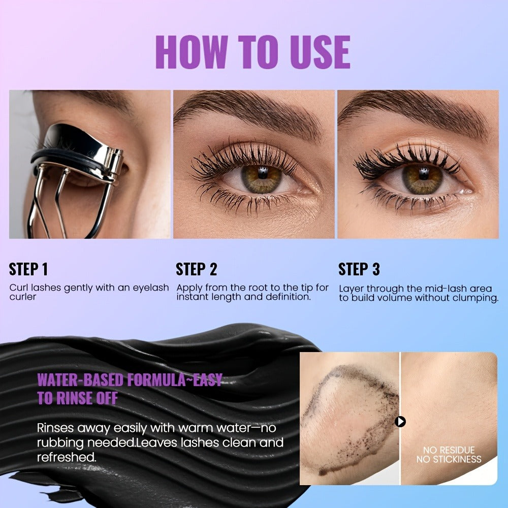 Colored Mascara in Five Numbered Shades with Slim Color-Coordinated Tubes and Integrated Comb-Style Wands — image 15