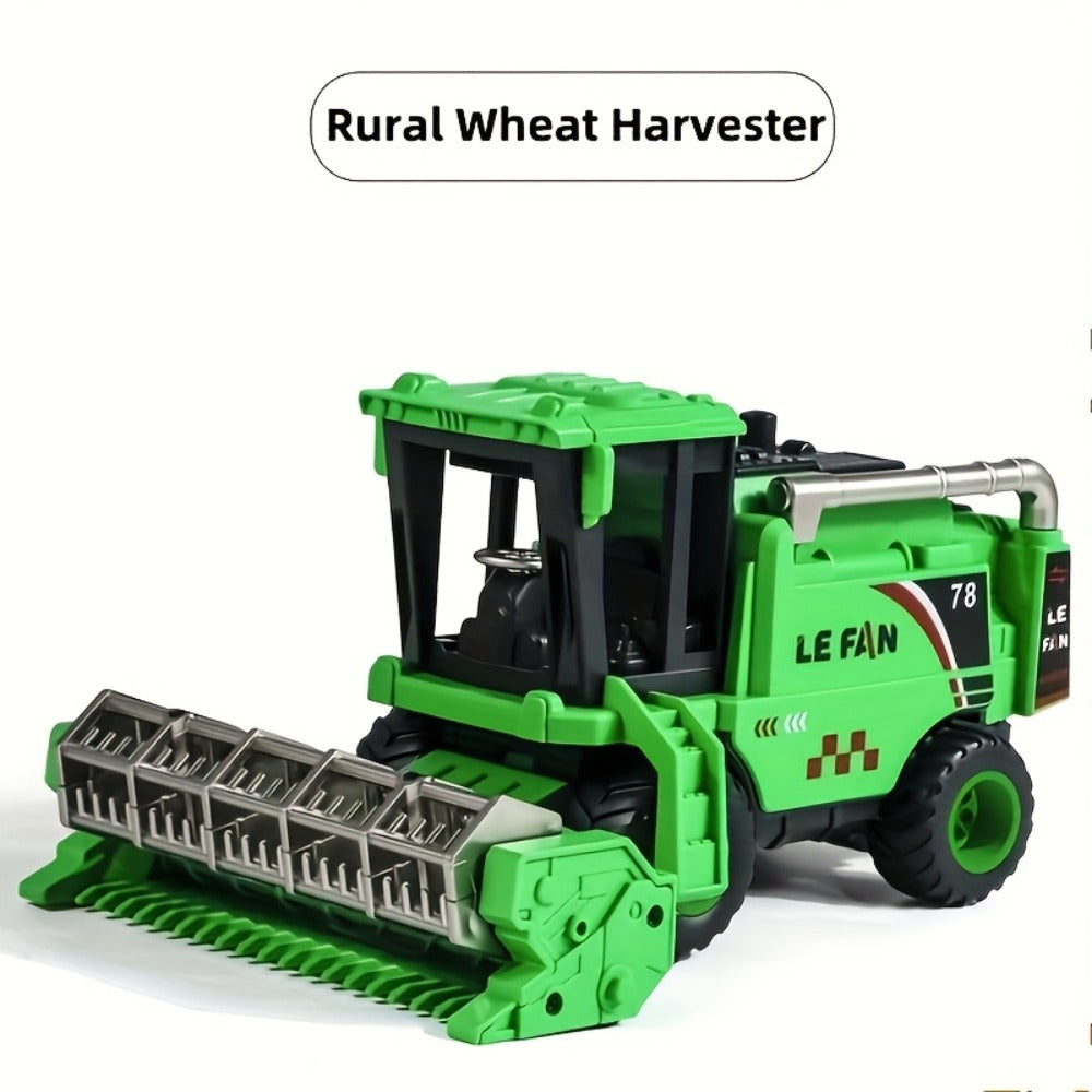 Wheat Harvester Toy Car Inertia Friction Powered Agricultural Vehicle Simulation Model for Kids Boys Girls Ages 3+ — image 8