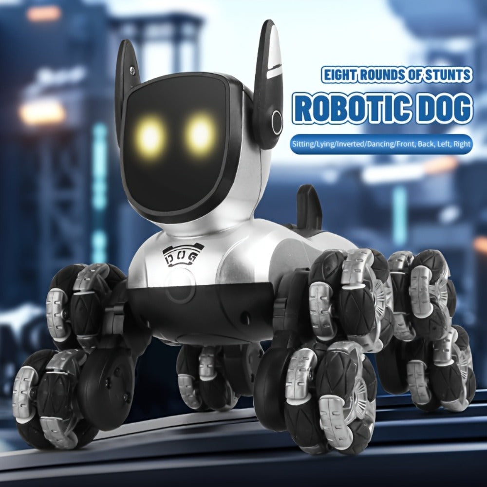Robot Dog Toy for Kids, RC Smart Interactive Electronic Pet with Remote Control, Music & Action Show — image 1