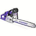Chainsaw, Gas Powered Forestry Wood Cutting Farm Yard for Garden, Patio and Yard Use, with the Listed Configuration — image 1