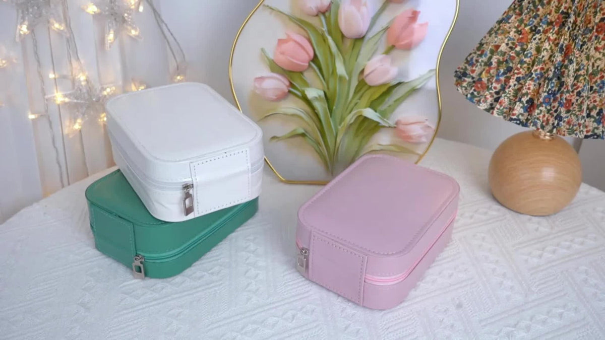 Lighted Makeup Mirror with Travel Case Cosmetic Organizer 3-Color LED Light 1200mAh, for Makeup, Travel and Everyday Vanity U
