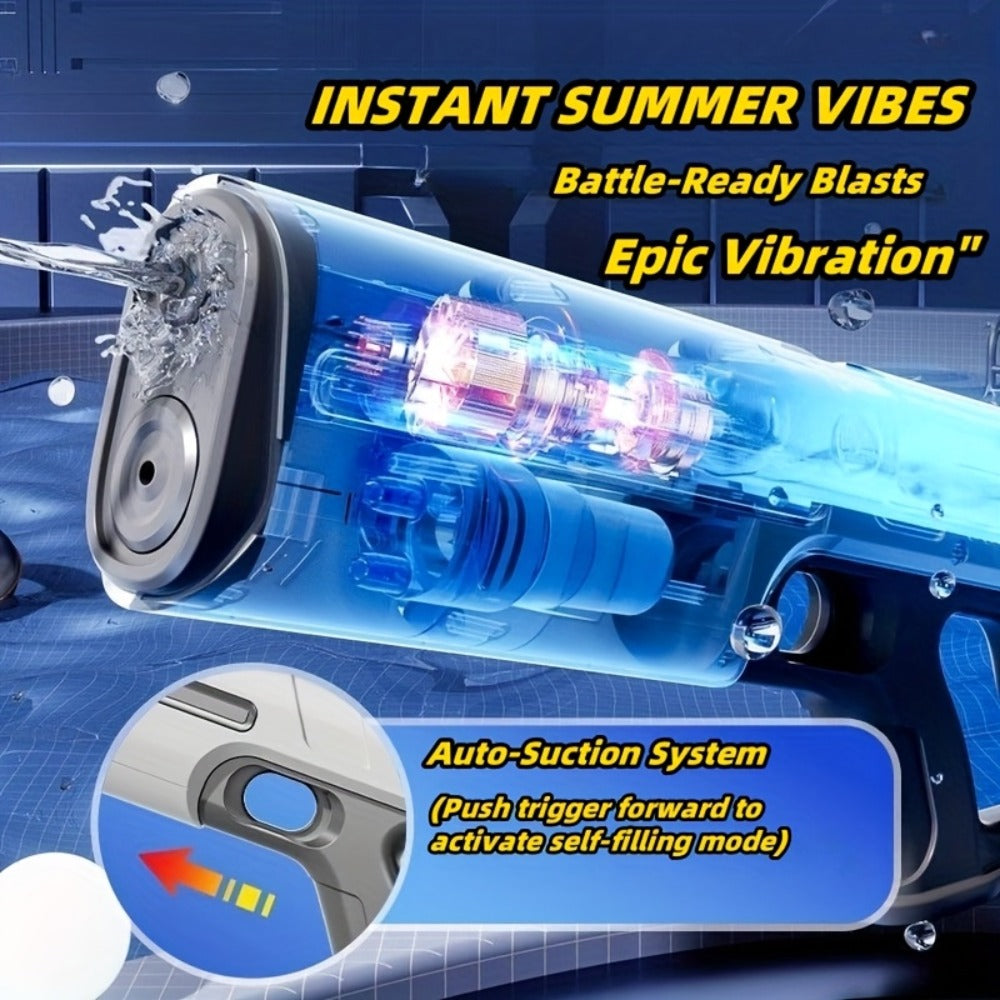 Electric Pulse-Light Water Blaster with Auto-Suction Refill, 16.54-Inch Body and Three Color Options — image 5